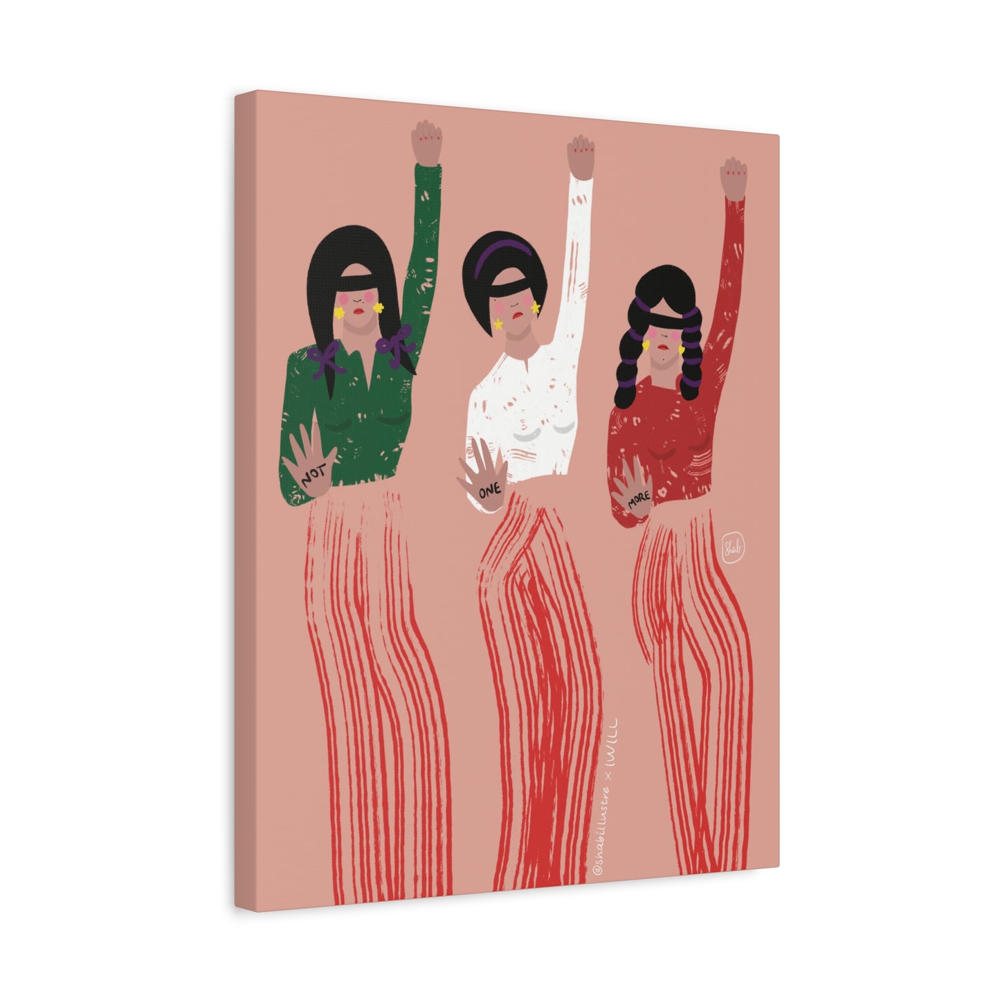 Not One More Stretched Canvas