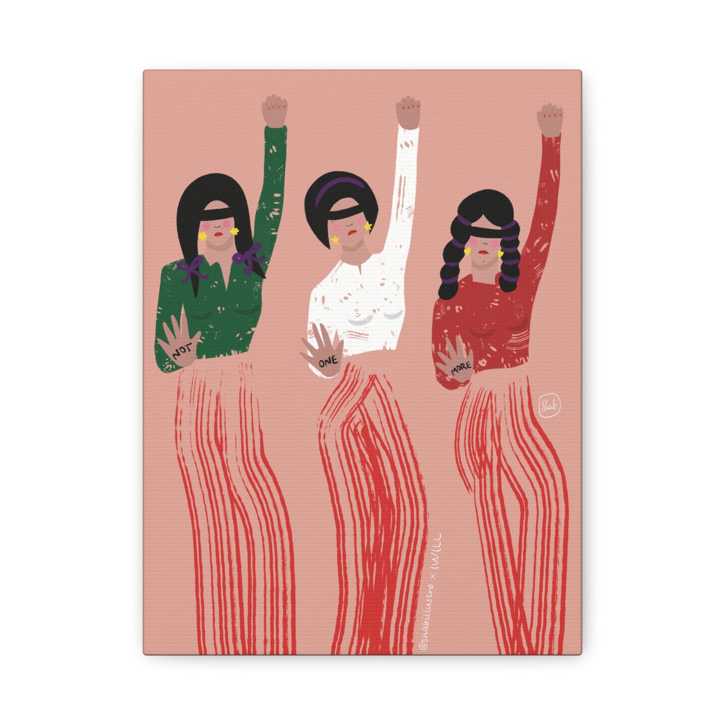 Not One More Stretched Canvas