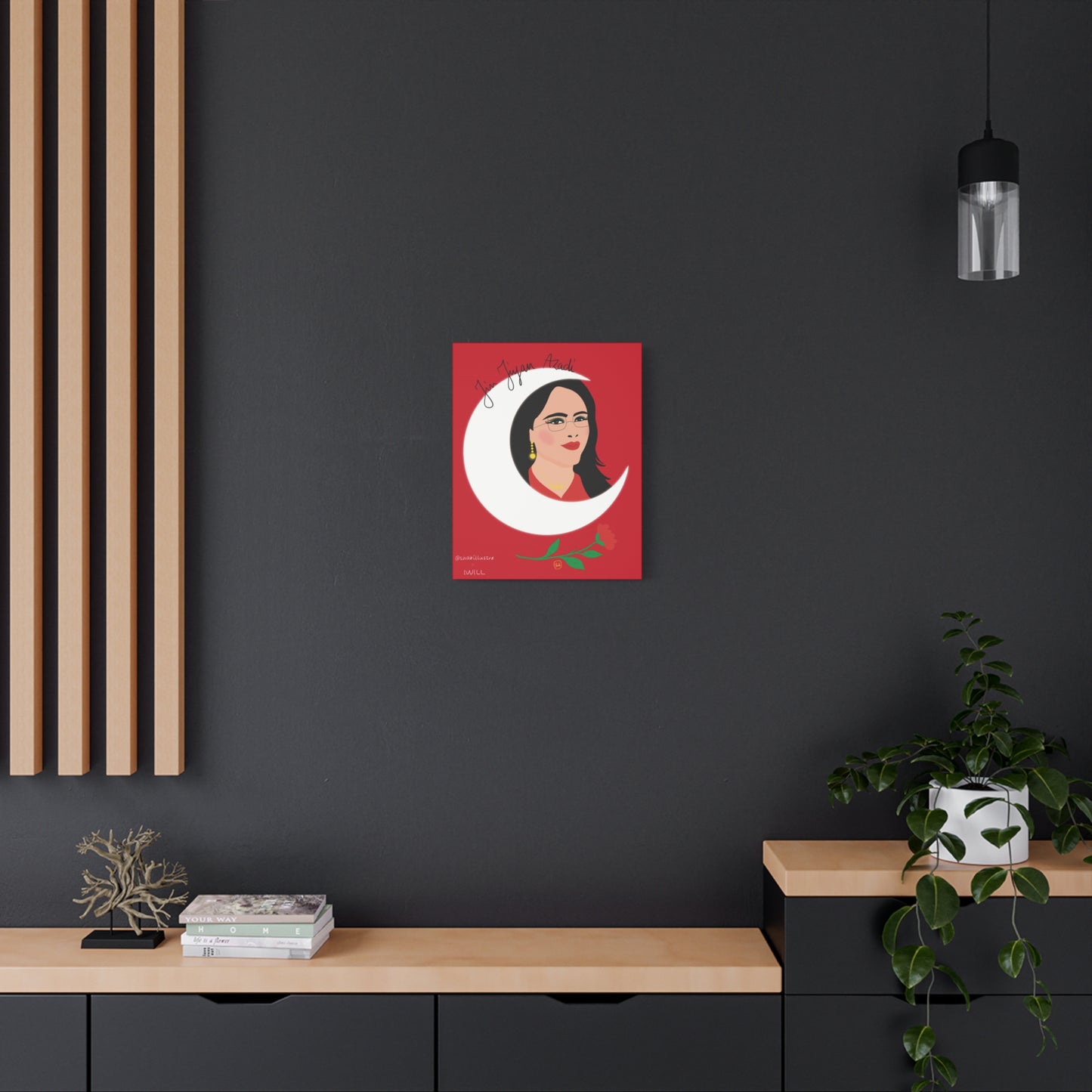 Mahsa/Jina Stretched Canvas