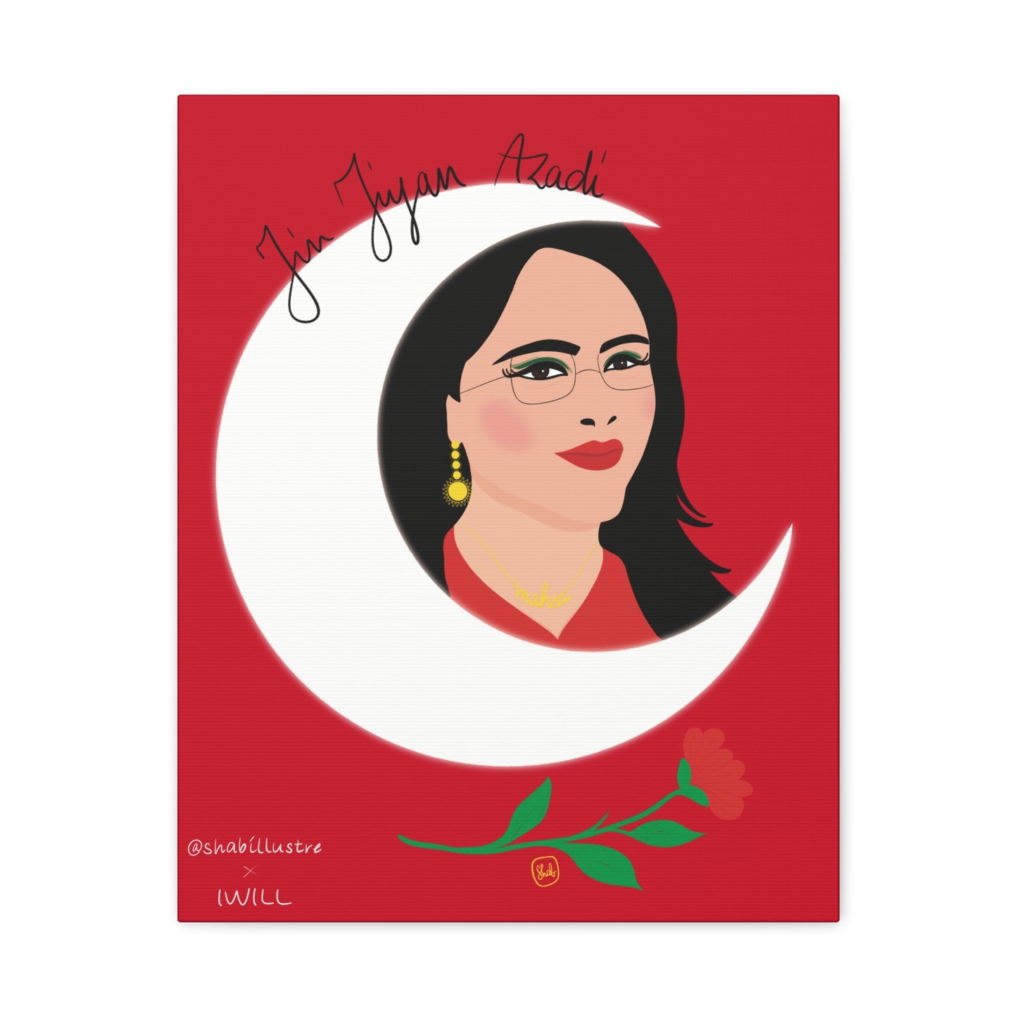 Mahsa/Jina Stretched Canvas