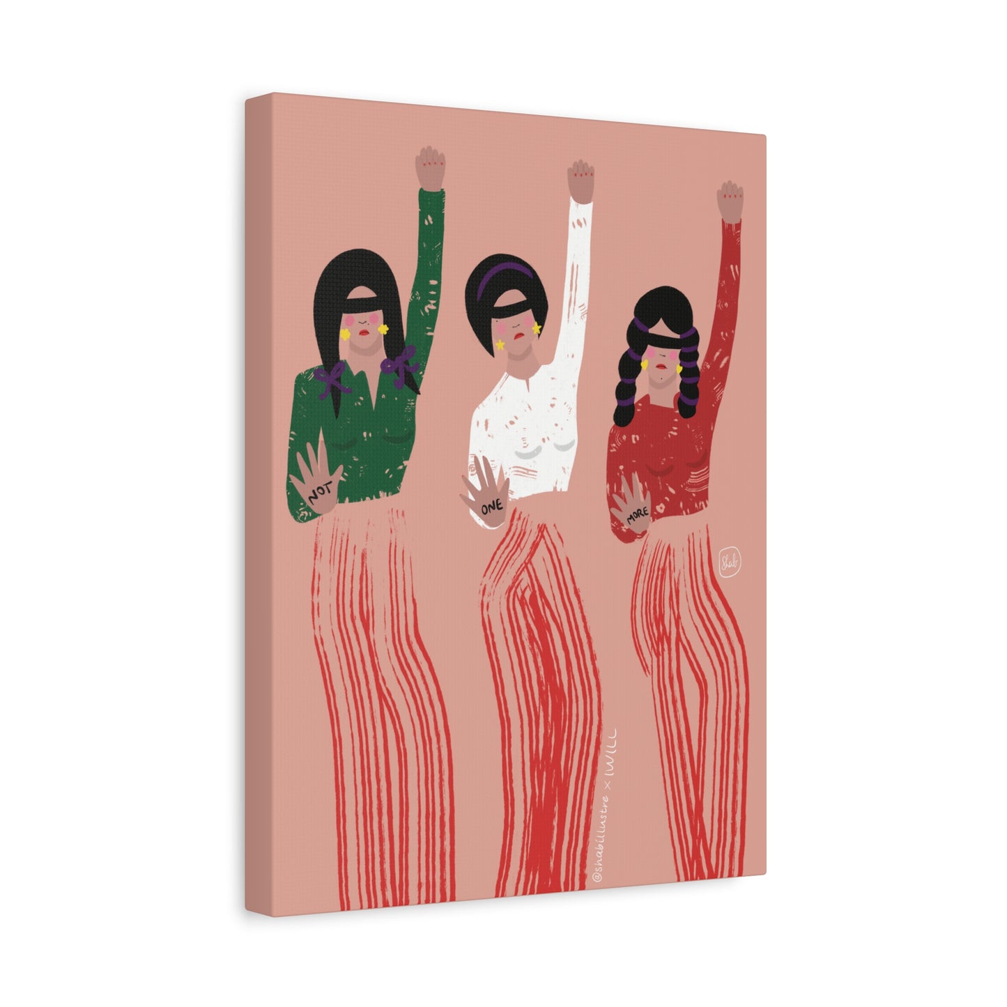 Not One More Stretched Canvas