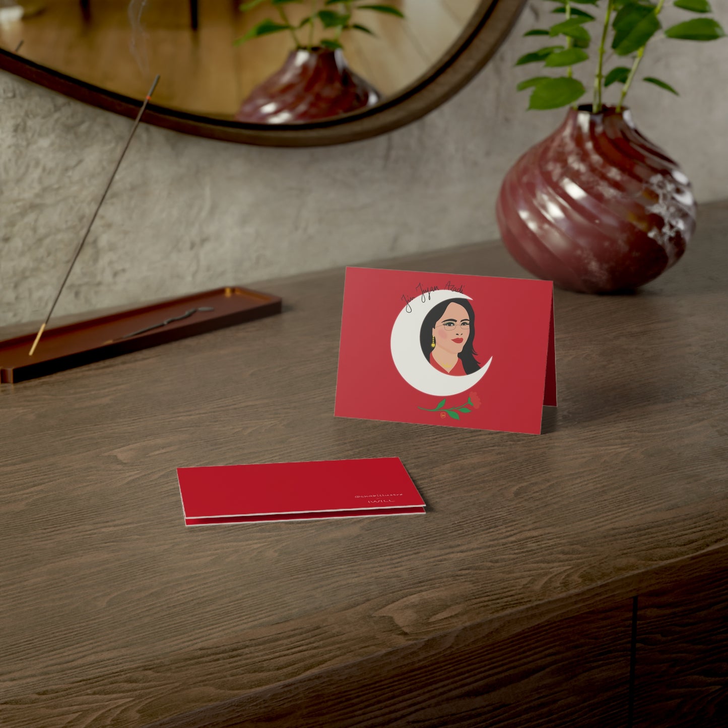 Mahsa/Jina Greeting Cards