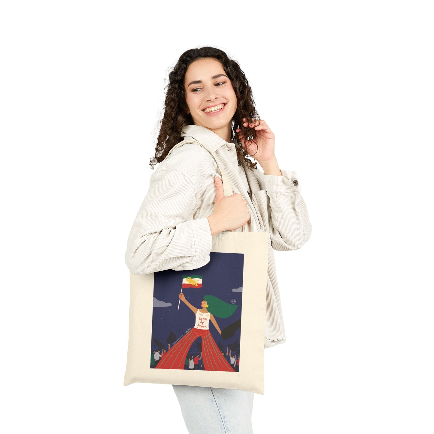 Piroozi Canvas Tote Bag