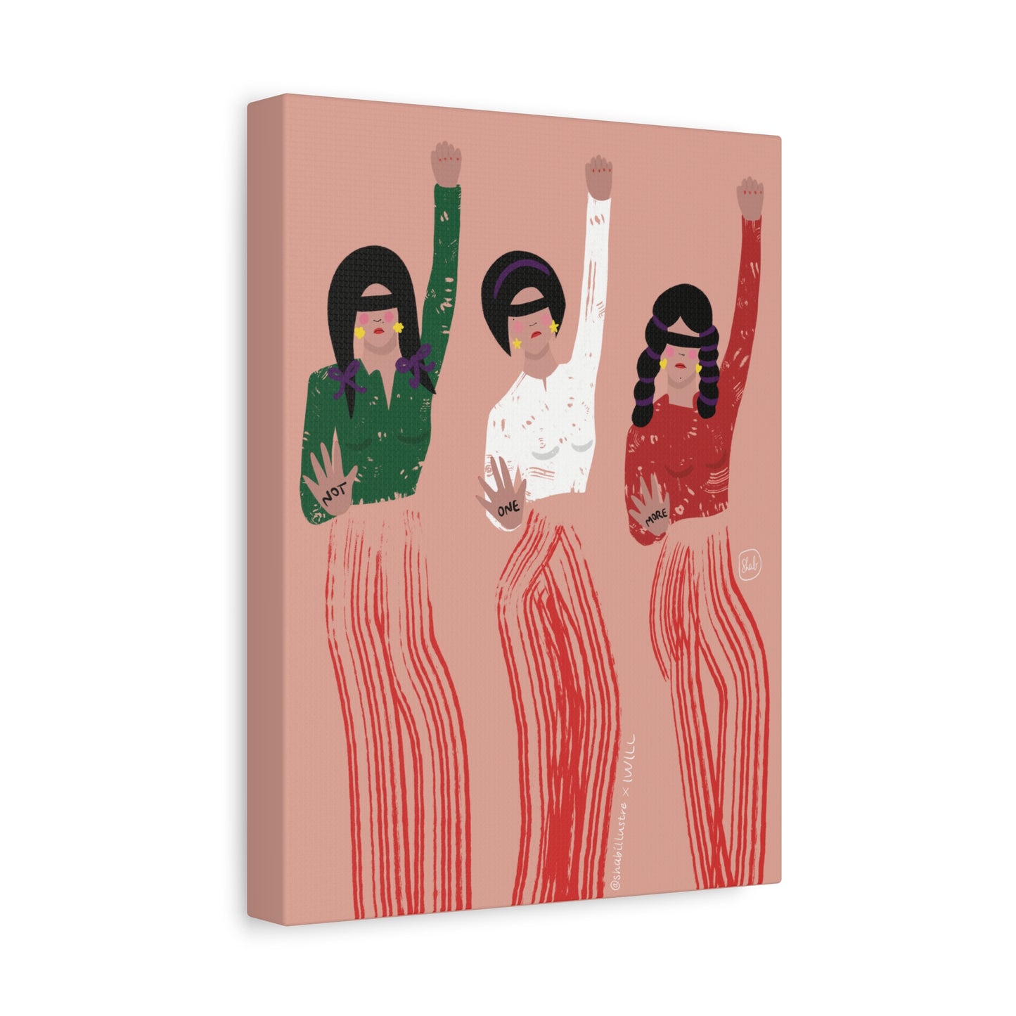 Not One More Stretched Canvas