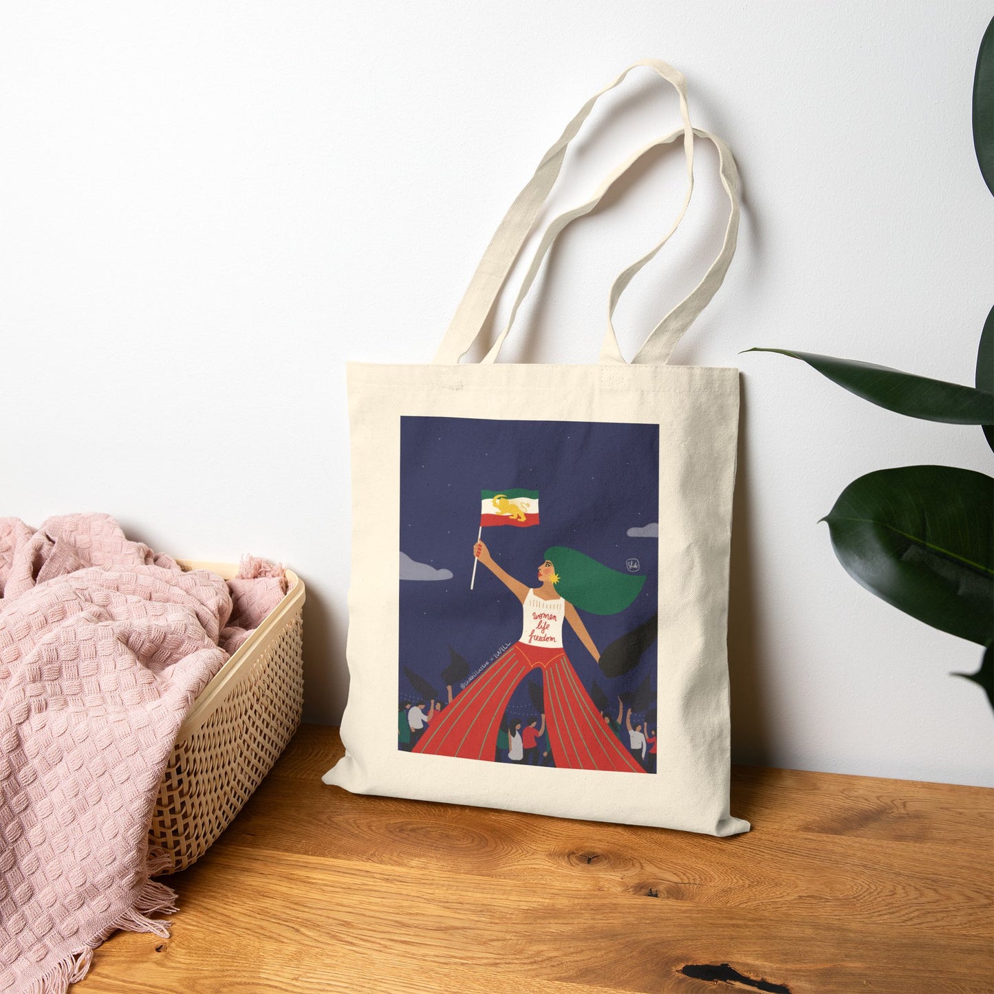 Piroozi Canvas Tote Bag