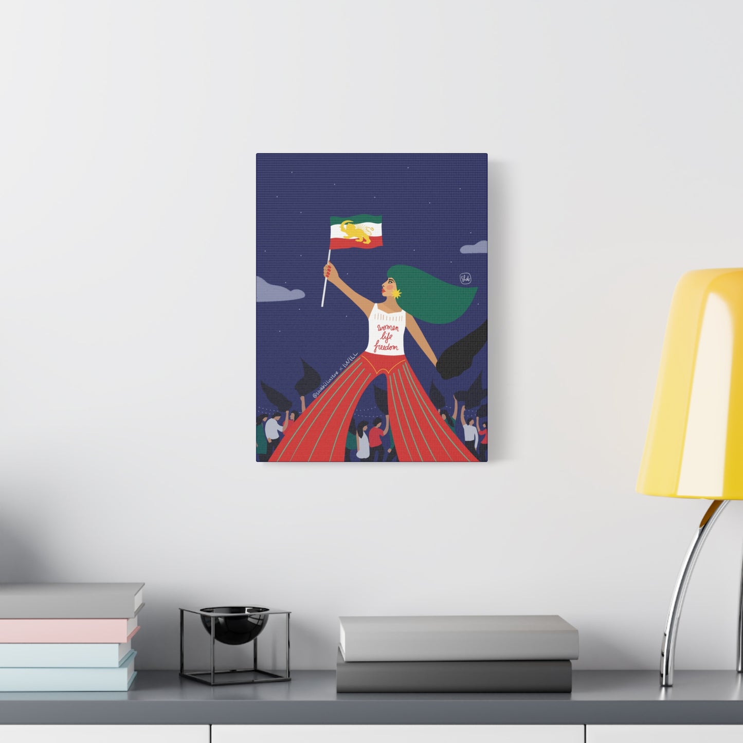 Piroozi Stretched Canvas