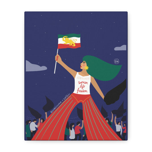 Piroozi Stretched Canvas