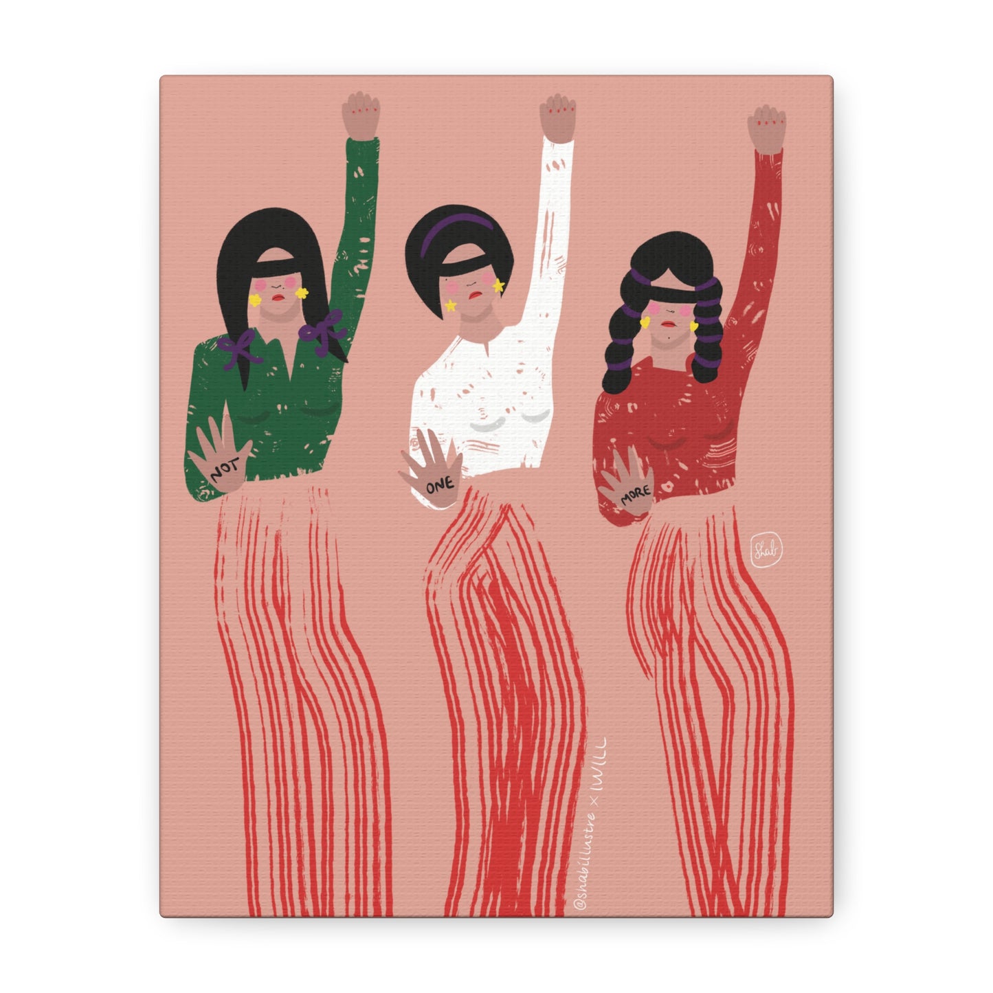 Not One More Stretched Canvas