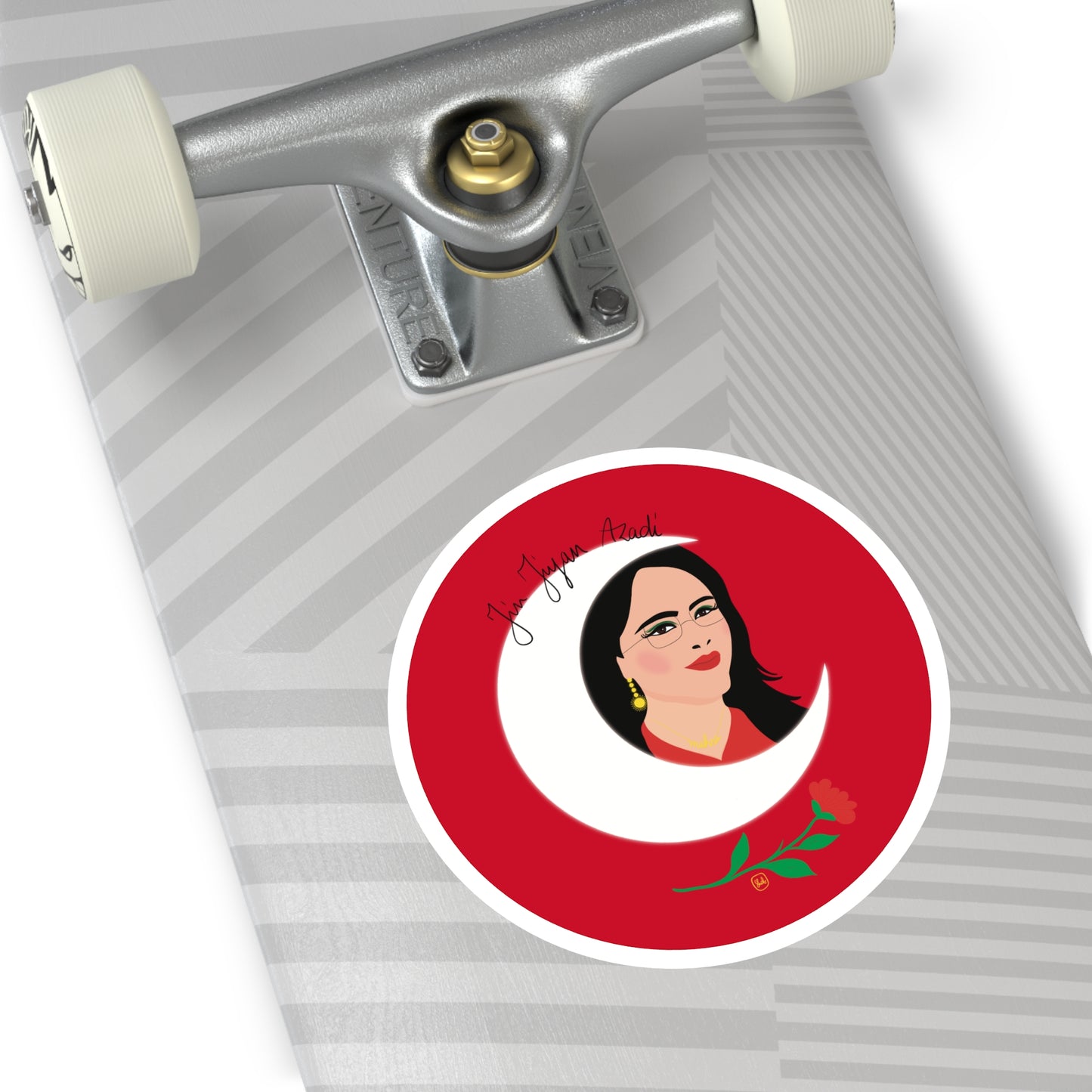 Mahsa/Jina “In the Moon” Sticker