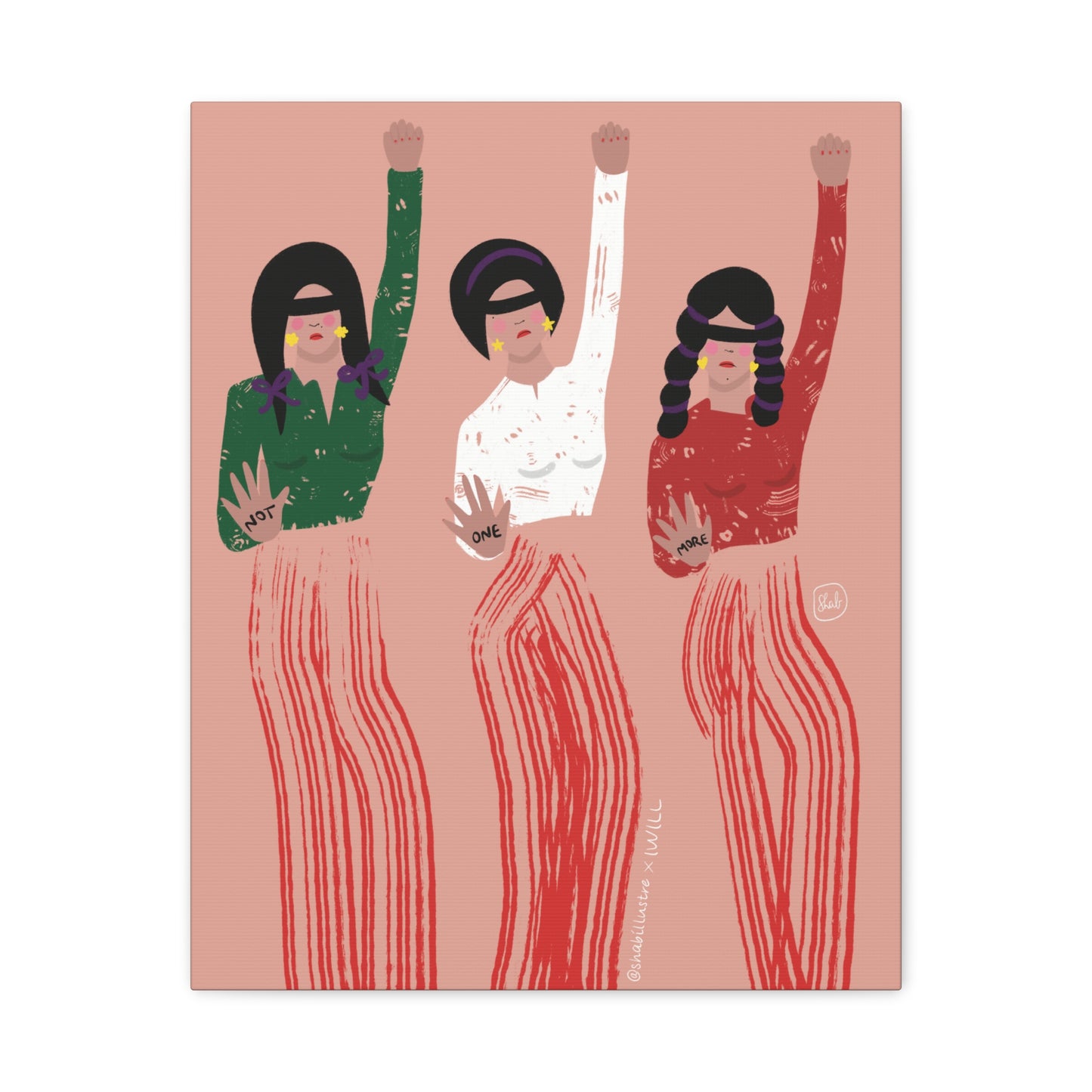 Not One More Stretched Canvas